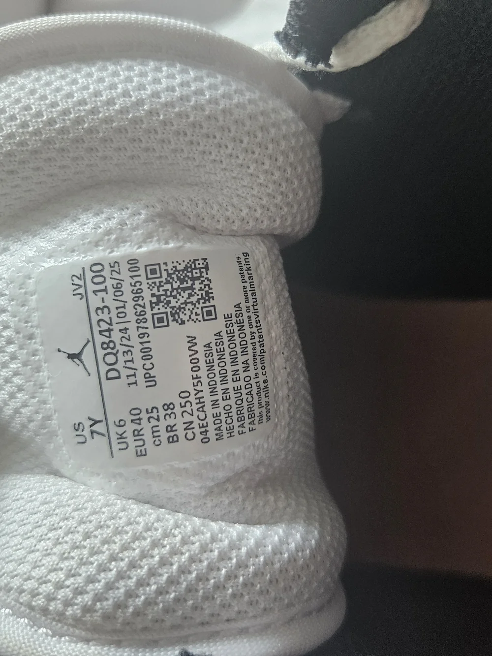 Nike Air Jordan 1 Low Black White Pink Sneakers